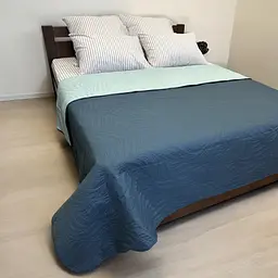 Покривало декоративне LeLit блакитне з синім 215х160 см (le2000000297934) - мініатюра 5