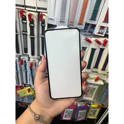 Захисне скло для телефону Apple IPhone 12 / 12 Pro рамка чорна - мініатюра 2