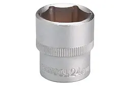 Головка торцева шестигранна Intertool 24мм x 1/2" матова - мініатюра 2