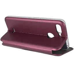 Шкіряний чохол-книжка Classy для Xiaomi Redmi 6 Бордовий - мініатюра 6