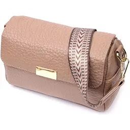 Модна шкіряна сумка з оригінальною плечовою лямкою Vintage 20,5х13х9,5 см sum0029004 - мініатюра 2