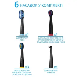 Електрична зубна щітка Pecham Travel PC-085 Black - мініатюра 3