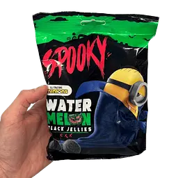 Желейні цукерки Spooky Minions Watermelon Black Jellies 150г - мініатюра 3