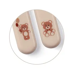 Ложечка і виделка Babyono з нержавіючої сталі бежевий (1065/03) - мініатюра 3