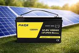 Акумулятор BATTERY liFePo FULOS 12V 100Ah для дому, квартири, ДБЖ та сонячних електростанцій - мініатюра 2