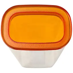 Ємність для зберігання MBM HOME 2 л прозора (KP-145 XL T/ORANGE) - мініатюра 3
