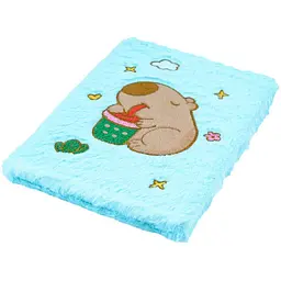 Блокнот А5 ZiBi Capybara 22 Kids Line плюшевий клітинка 80 аркушів (ZB.700043) - мініатюра 6
