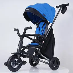 Велосипед складаний триколісний дитячий Qplay Nova+ Rubber Sky Blue (S700-13Nova+SkyBlue) - мініатюра 11
