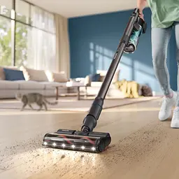 Пилосос Philips Complete Series 8000 бездротовий чорно-блакитний (XC8157/01) - мініатюра 6