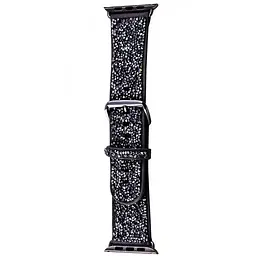 Ремінець Bling World Rock Diamond для Apple Watch 38/40/41/42mm(ser.10) Чорний
