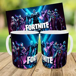 Набір дитячий Fortnite рюкзак 36х27см сумка-бананка, кружка з принтом для хлопчика (01601) - мініатюра 9