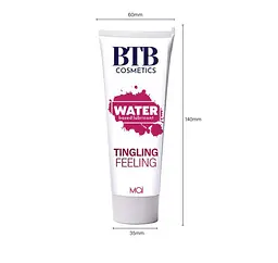 Змазка на водній основі з ефектом вібрації BTB Tingling Feeling (100 мл) - мініатюра 4
