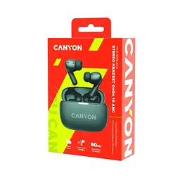 Навушники Canyon TWS-10 OnGo ANC ENC Black (CNS-TWS10BK) - мініатюра 8