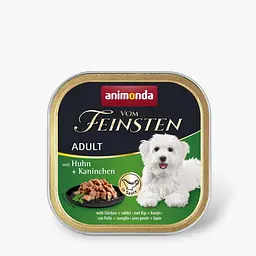 Вологий корм для собак Animonda Vom Feinsten Adult with Chicken + rabbit з куркою та кроликом 150 г (арт.AM-82309)