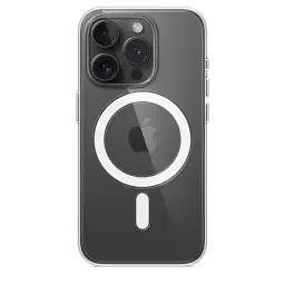 Прозорий чохол CasePro Clear Case with MagSafe для iPhone 15 Pro - мініатюра 4