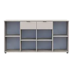 Комод Doros Рон 7 4 фасади 2 шухляди Кашемір 160х38х81 (41516049) - мініатюра 4
