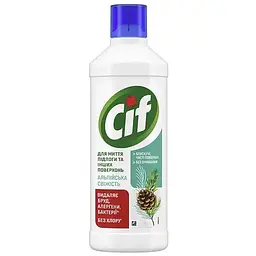 Засіб для чищення підлоги та стін Cif Альпійська свіжість 1.1 л