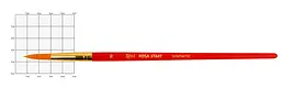 Пензель синтетика кругла №10 коротка ручка ROSA Start (4823098500216)