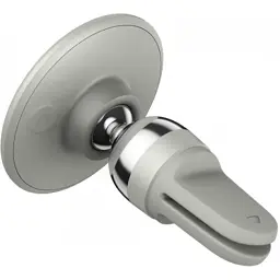 Універсальний автотримач Baseus Magnetic (на решітку) creamy-white (SUCC000102) - мініатюра 3