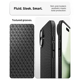 Чохол Spigen для iPhone 17, Liquid Air, Matte Black teh0019360 - мініатюра 5