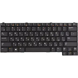 Клавіатура для ноутбука DELL Latitude E5420, E6420 чорна, чорний фрейм (KB315123)