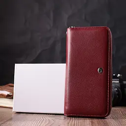 Жіночий шкіряний гаманець ST Leather 20х10х2 см acs0028486 - мініатюра 8