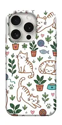 TPU чохол Demsky Cats pattern для Apple iPhone 16 Pro Max (6.9")