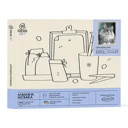 Набір з алмазною мозаїкою "Сіра красуня", 40*50 см, IDEA2-CK2002 - мініатюра 2