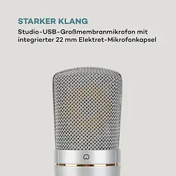 Конденсаторний USB-мікрофон Auna MIC-920 USB (10034262) - мініатюра 7
