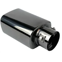 Насадка на глушник Vitol 165x95-70x59 мм Темний Хром (НГ-0415-BK) - мініатюра 4