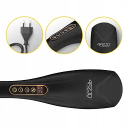 Ручний вібраційний масажер для тіла 4FIZJO Long Stick 7 в 1 4FJ0556 Black (P-5907739319142) - мініатюра 2