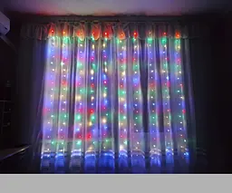 Гірлянда-штора різнокольорова 3x2м 200LED XPRO (46833-_276)