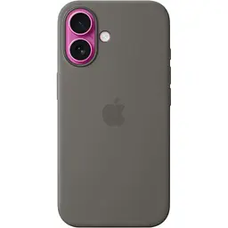 Чохол Silicone Case with MagSafe для Apple iPhone 16 Stone Gray AAA [154514] - мініатюра 3