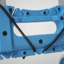 Візок господарський Bo-Camp Trolley Foldable 75 kg Silver/Blue (5267283) - мініатюра 6