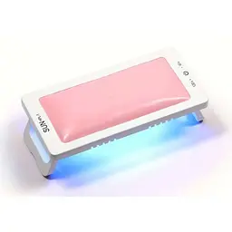 Лампа для манікюру від USB з підлокітником 88Вт SUN HPL Рожева