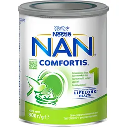 Дитяча суміш початкова молочна суха NAN Comfortis 1 для дітей з народження 800 г