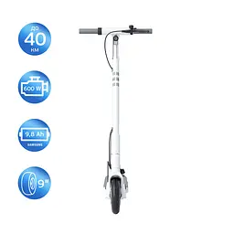 Електросамокат OKAI ES20-NEON White 9", 300(600)W, 9.8Ah, 40km, 25km\h, 20%, NFC, App, 16kg (ES20-W)