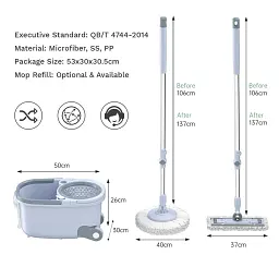 Швабра з віджимом та відром Homettler Magician Plus Spin Mop (CM001) - мініатюра 2