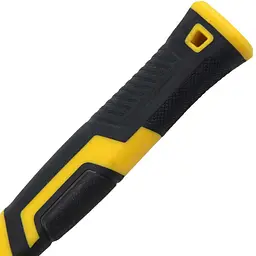 Киянка гумова Sigma 450 г фібергласова рукоятка. чорна (4317361) - мініатюра 2