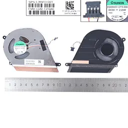 Вентилятор для HP Chromebook x360 14-DA G1 TPN-C138, (L36913-001, EG50040S1-CF70-S9A) - мініатюра 3