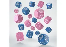 Набір кубиків Crosshairs Compact D6: Blue&Pink (20 шт.) (STCA02) - мініатюра 2