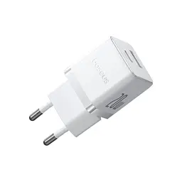 Зарядний пристрій Baseus Palm швидке заряджання USB-C + USB-A 20 Вт білий (P10111608213-00) - мініатюра 4