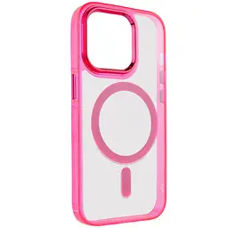Чохол TPU Iris with MagSafe для Apple iPhone 13 Pro (6.1) Малиновий - мініатюра 2