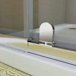 Душова кабіна без піддону Koer SR SC05-90x90x195-TR-01 прозоре скло Easy Clean 6 мм, хром KR5363, Універсальна, прозорий, хром - мініатюра 2