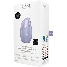 Масажер для очей та обличчя GESKE Cool & Warm Eye and Face Massager 7 в 1 фіолетовий - мініатюра 5