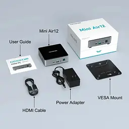 Неттоп Geekom Mini Air12 [GMAir12N100-16512-EU] [112040] - мініатюра 3