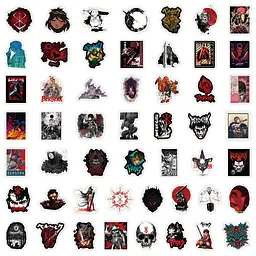 Стікерпак Берсерк Набір наклейок GeekLand Berserk 100 штук - мініатюра 3