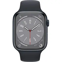 Apple Watch Series 8 41mm GPS Midnight Aluminium Case Midnight Sp/B MNU83LL/A A2771 (MNU83) - мініатюра 2