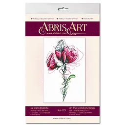 Набір для вишивання хрестиком Abris Art У світі фарб AH-179 28х18 см - мініатюра 2