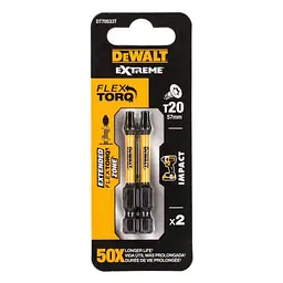 Набір біт DeWalt Impact Torsion ударні T20, 57 мм 2 шт. (DT70533T)